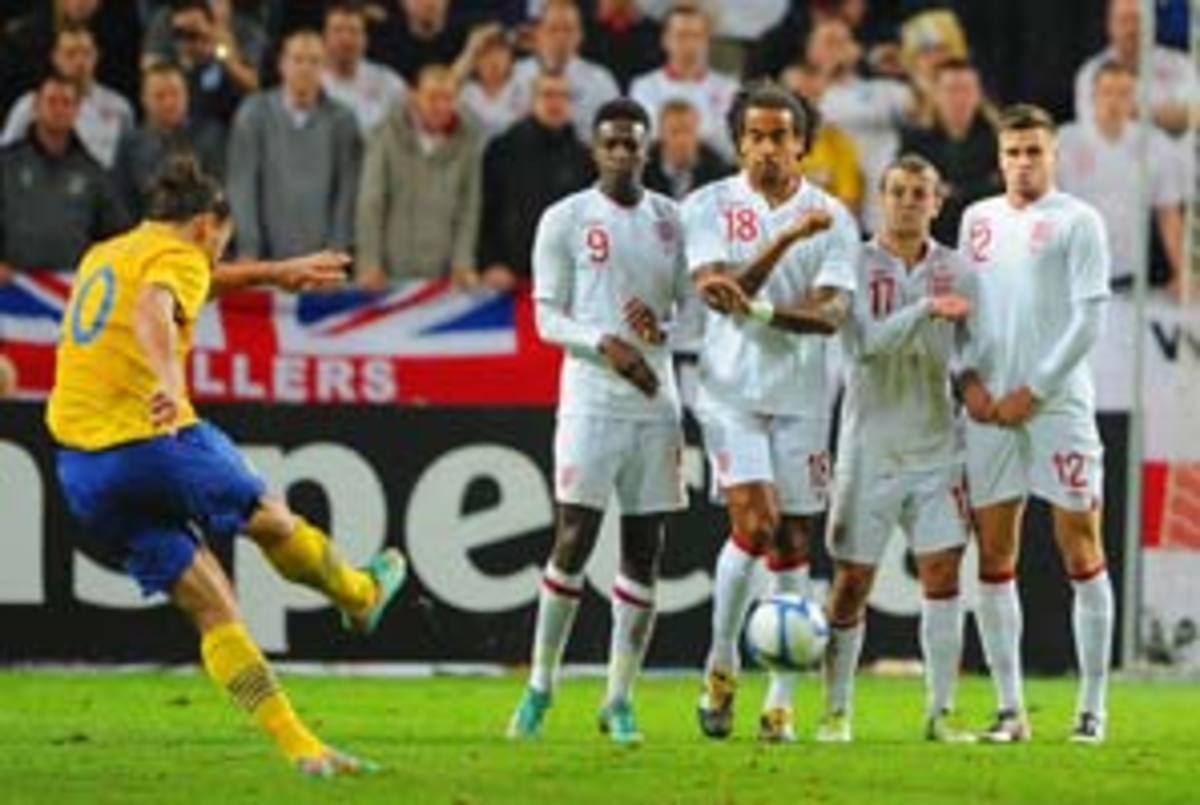 Ibrahimovic Nets 4 As Sweden Downs England 4 2 Sports Illustrated