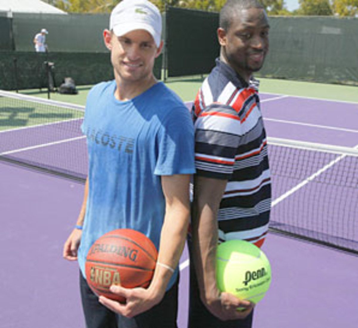 Andy Roddick and Dwayne Wade