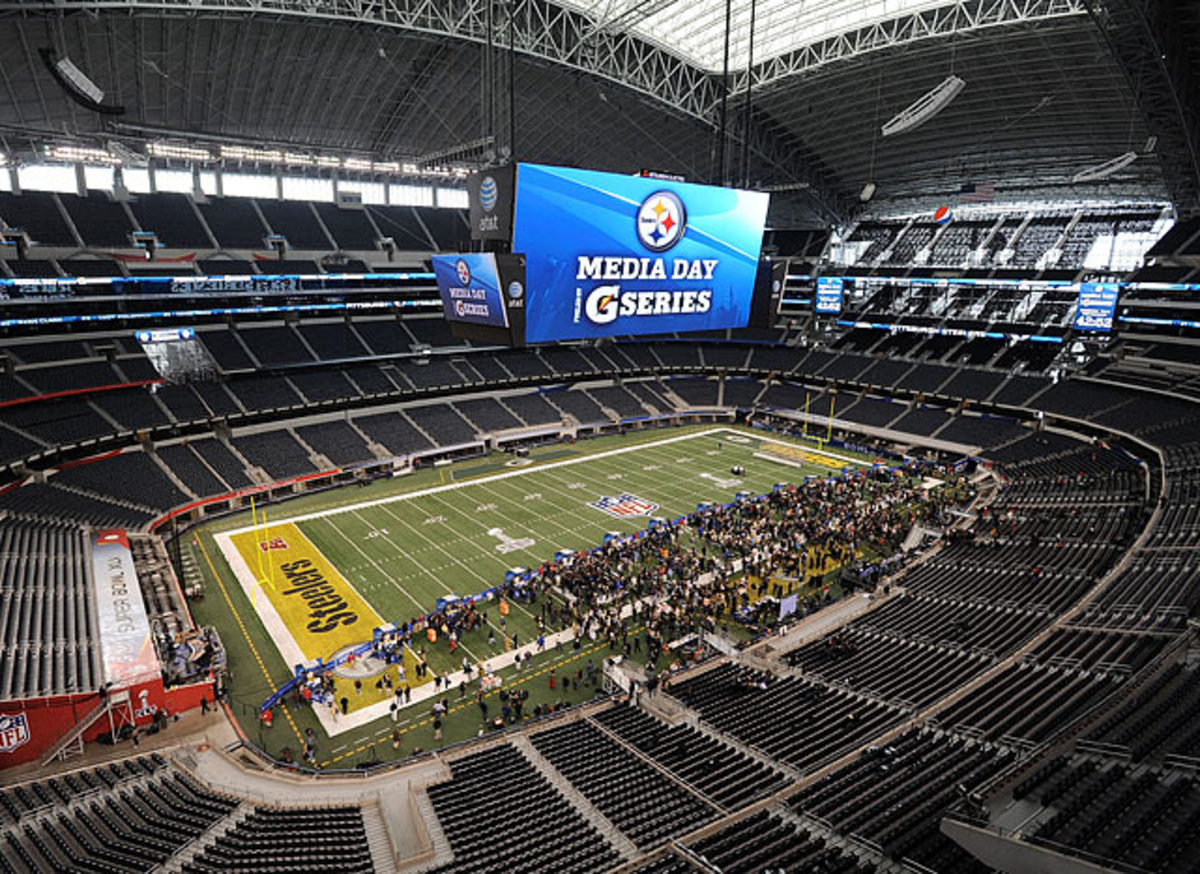 Media Day at the Super Bowl Sports Illustrated