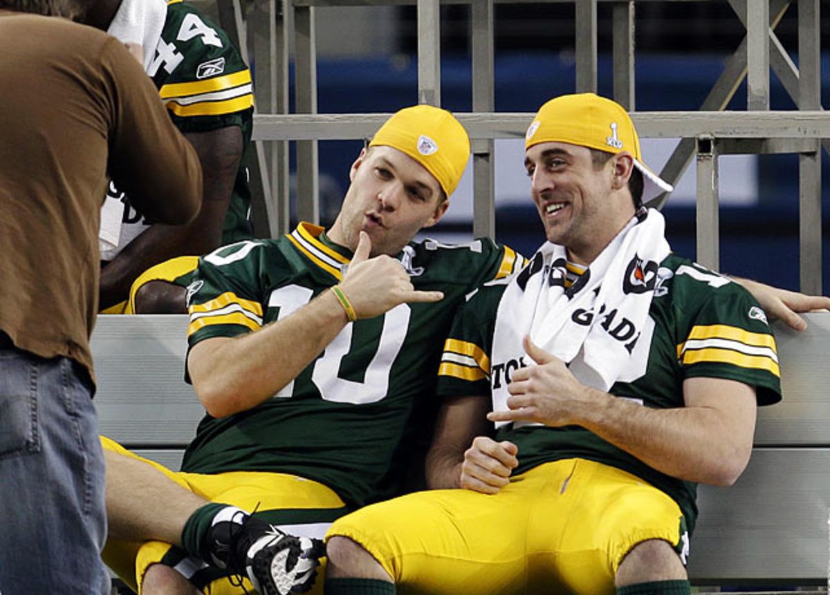 Matt Flynn and Aaron Rodgers