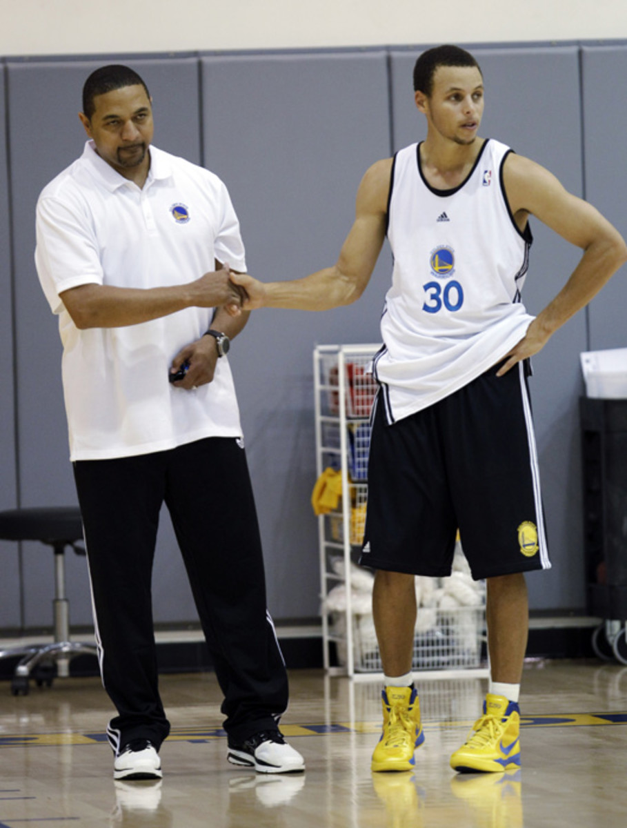 Mark Jackson and Stephen Curry