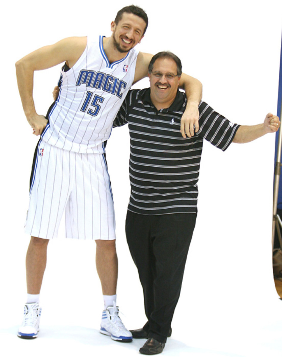  Hedo Turkoglu and Stan Van Gundy