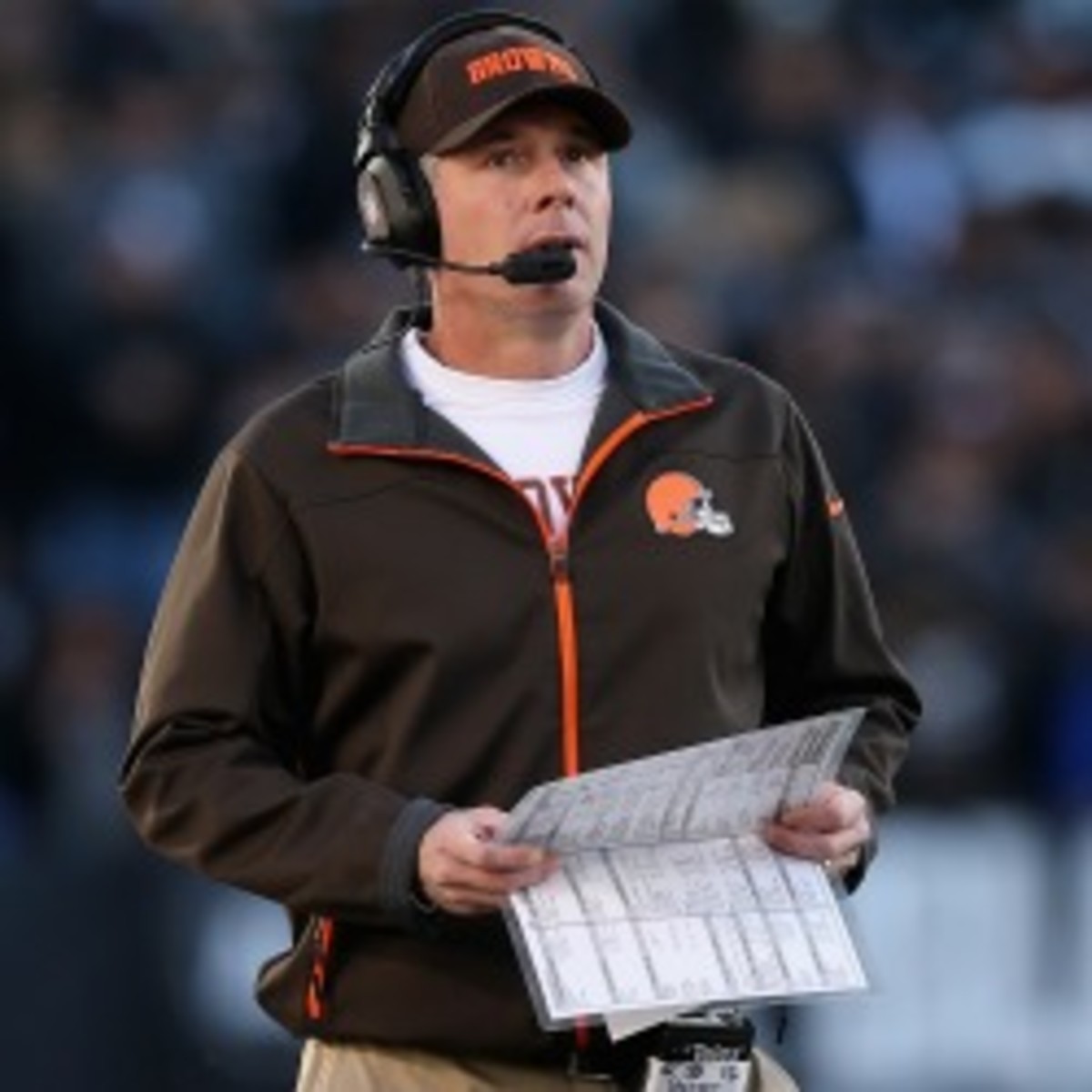 Browns head coach Pat Shurmur will reportedly not return to the team next season. (Ezra Shaw/Getty Images)