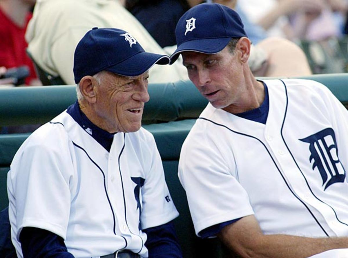 Sparky Anderson and Alan Trammell 