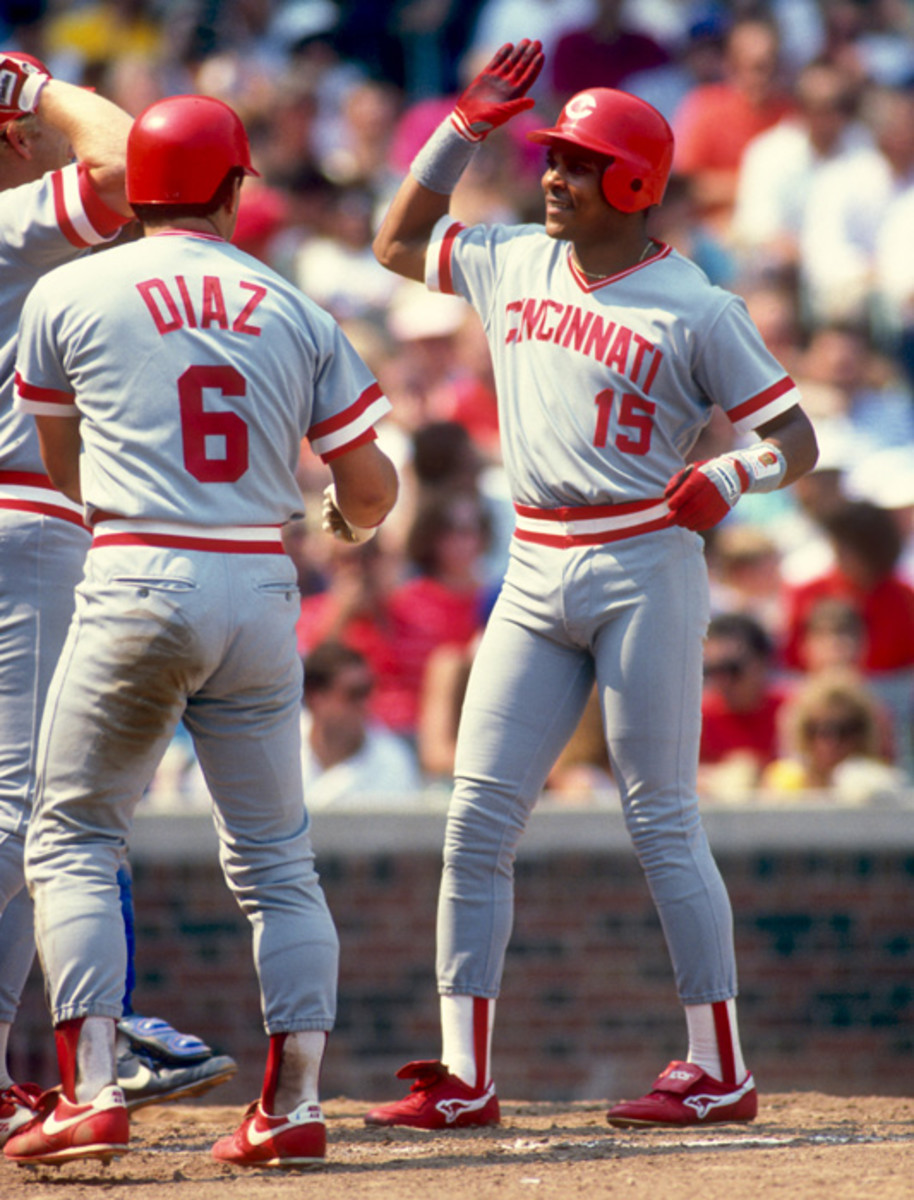 Bo Diaz and Barry Larkin
