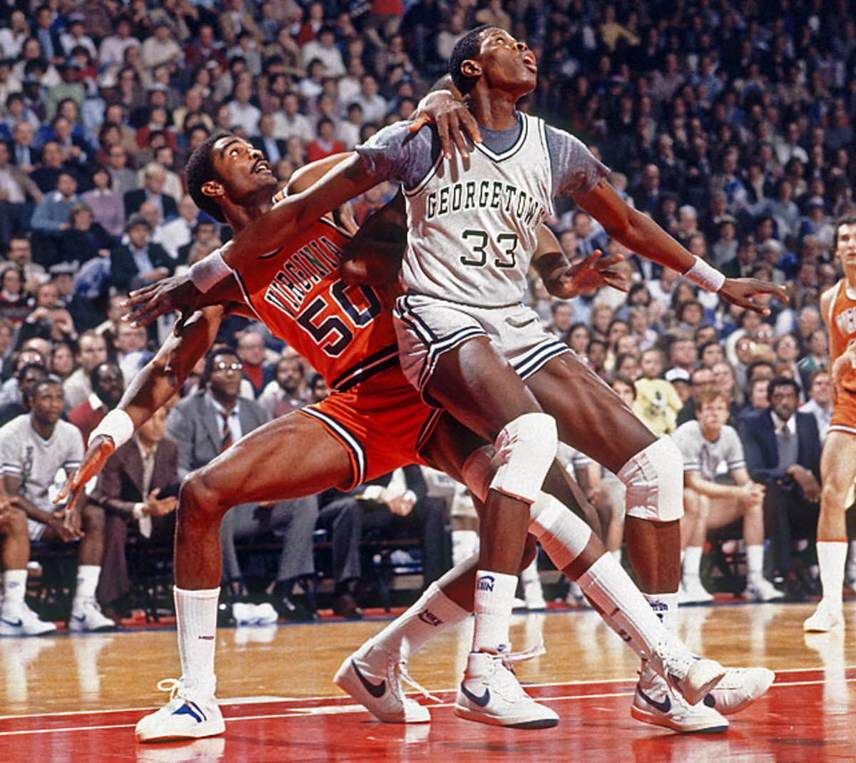 Patrick Ewing and Ralph Sampson