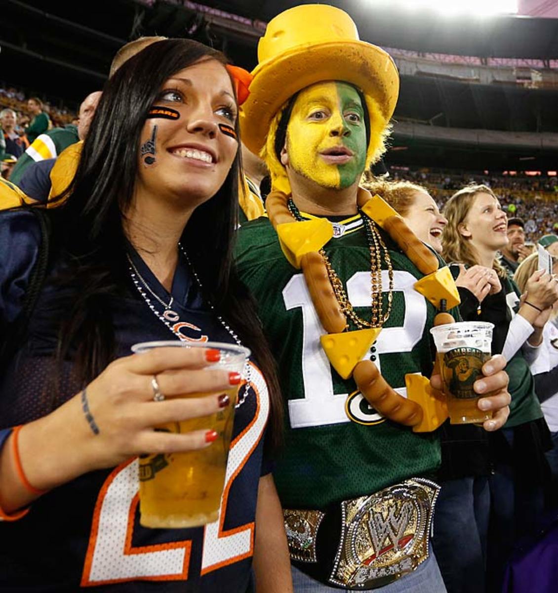 Chicago Bears and &lt;br&gt; Green Bay Packers