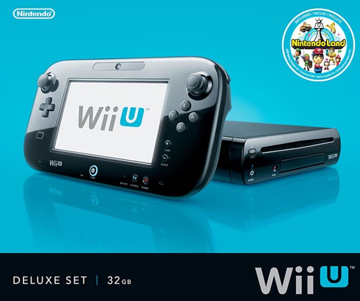 Nintendo Wii U Mario Kart 8 and Nintendo Land Deluxe Set 32GB (Black)