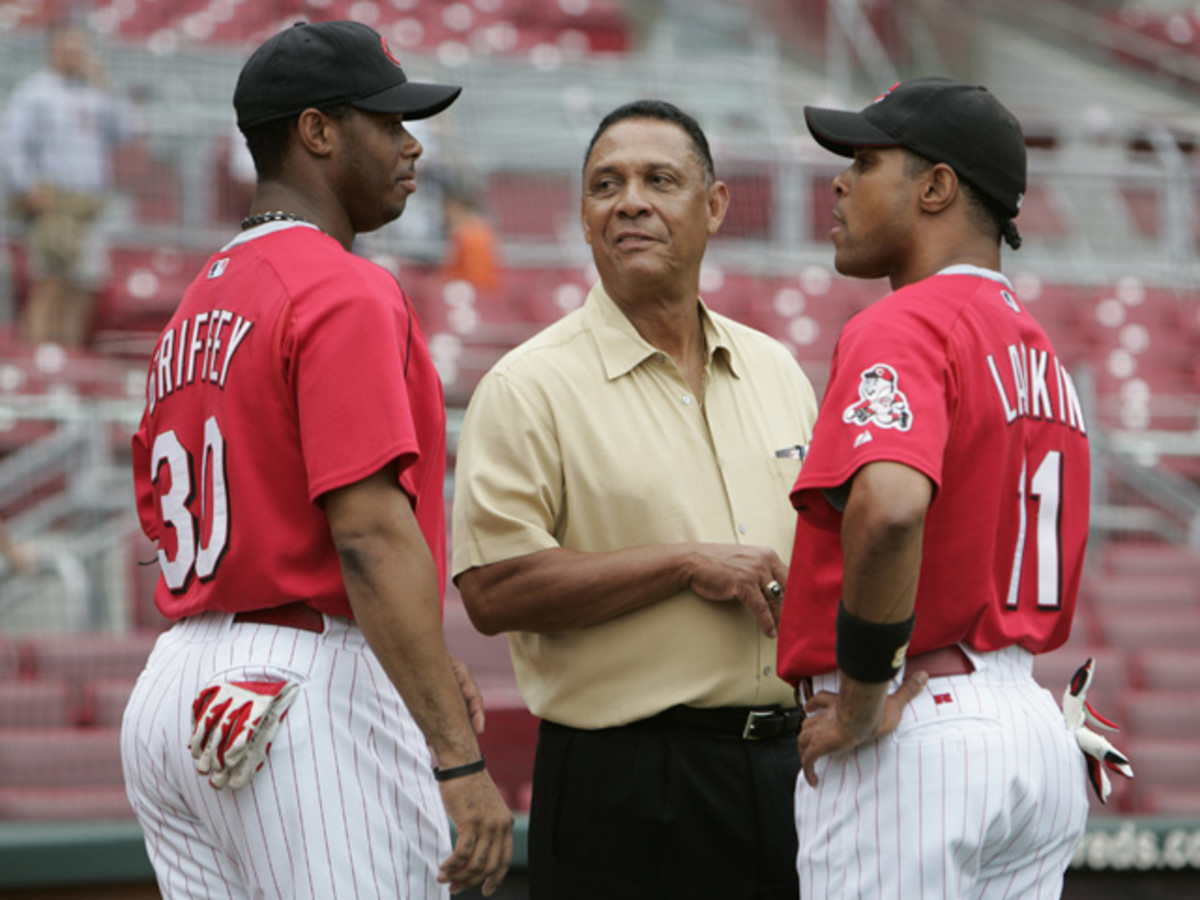 Ken Griffey Jr., Tony Perez and Barry Larkin