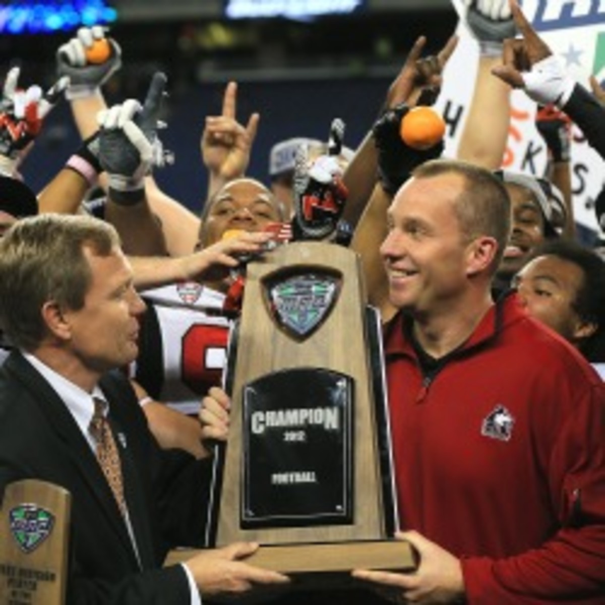 NC State hires former Northern Illinois' Dave Doeren as its next coach. (Dave Reginek/Getty Images