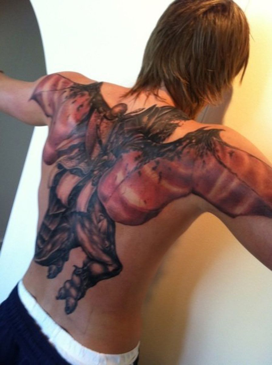Athletes And Their Back Tattoos - Sports Illustrated