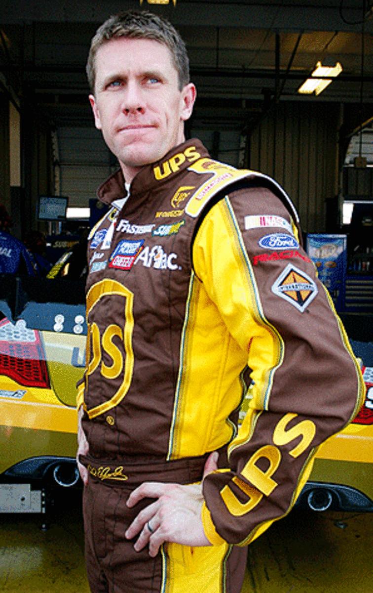 Carl Edwards' 20th-place finish at Kentucky was the fifth-consecutive race in which he failed to crack the top 10.