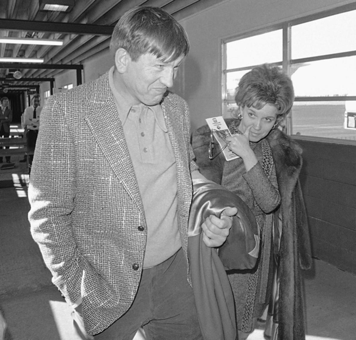 Johnny and Sandra Unitas