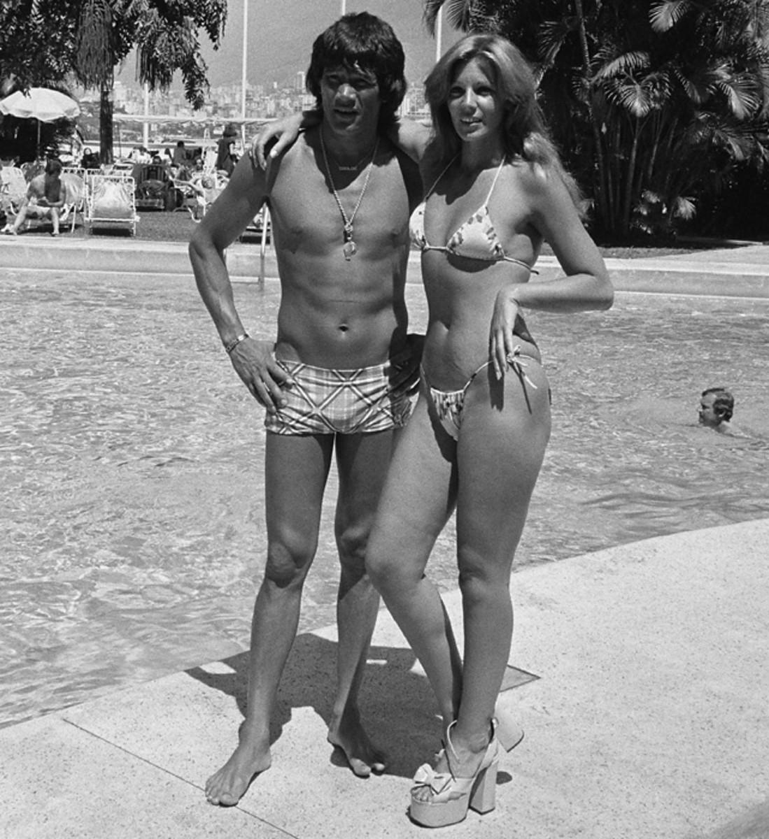 Carlos Monzon and Suzana Giminez