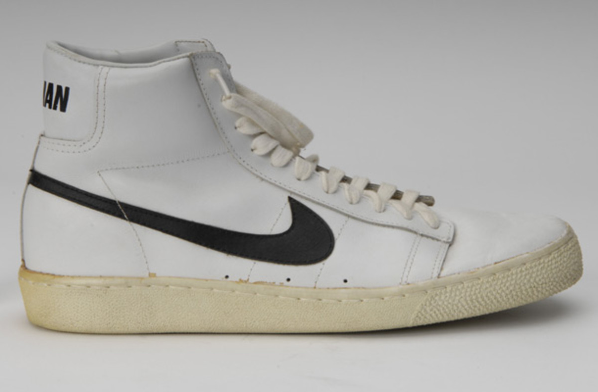 The Nike Blazer, worn by George "Iceman" Gervin in 1973. (David Berkwitz/SI)