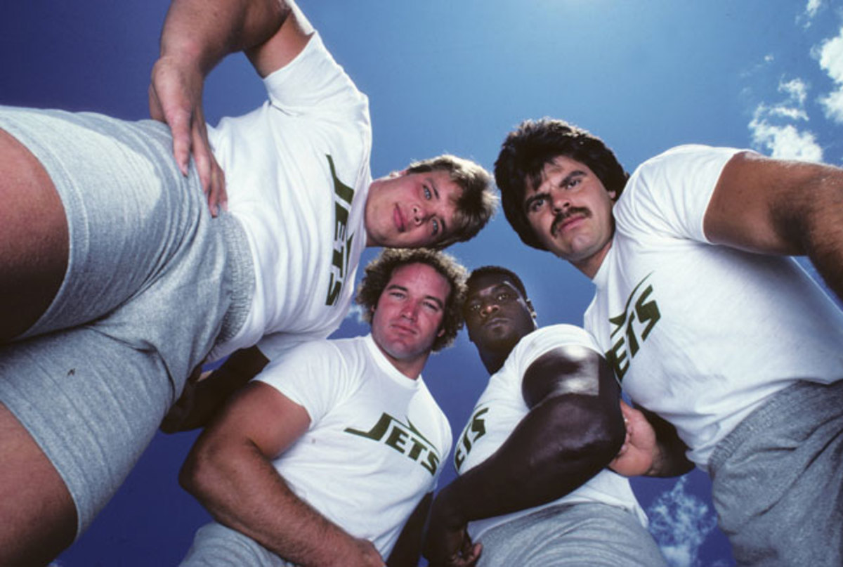 Joe Klecko, Marty Lyons, Abdul Salaam and Mark Gastineau