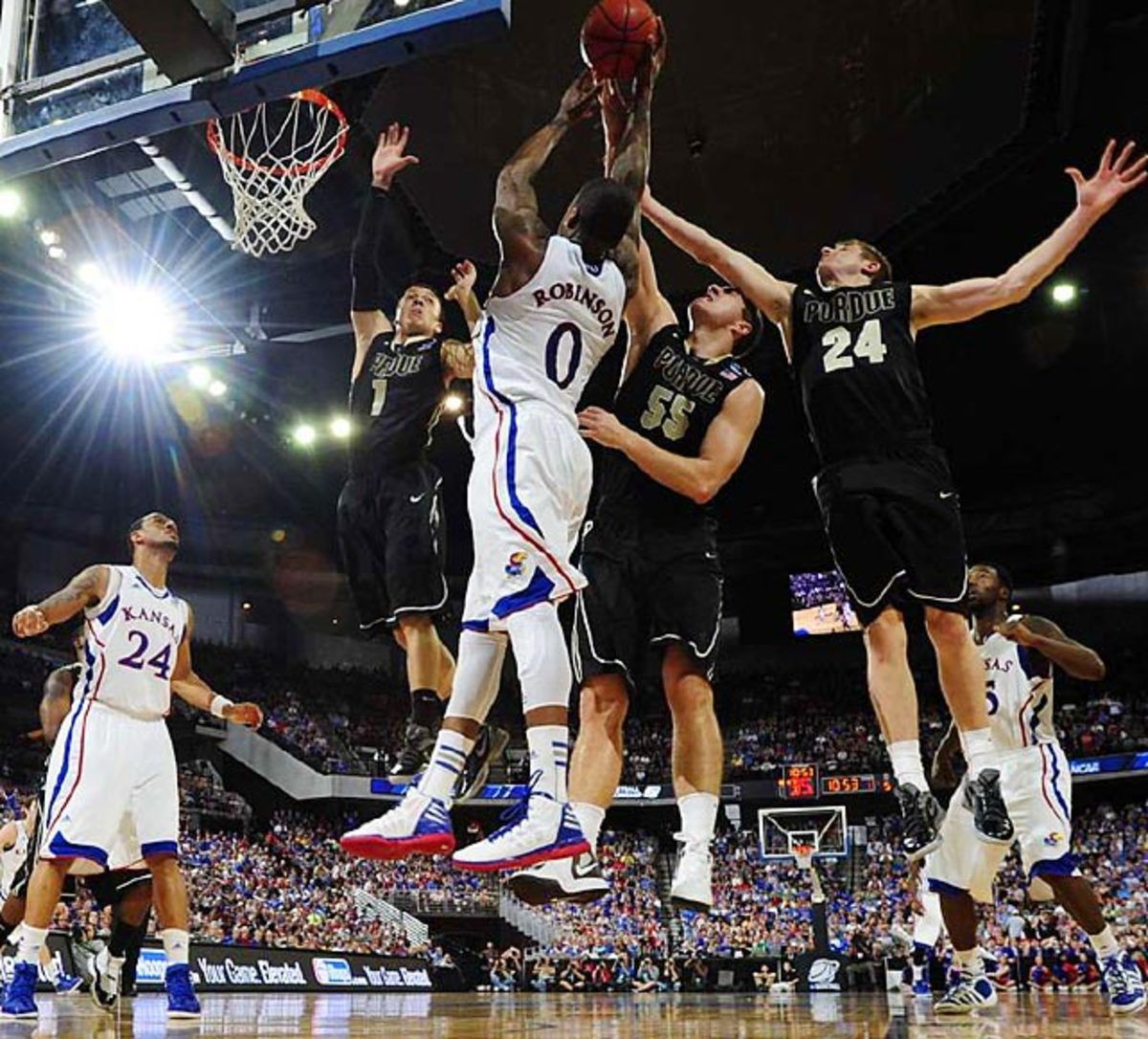 Kansas 63, Purdue 60