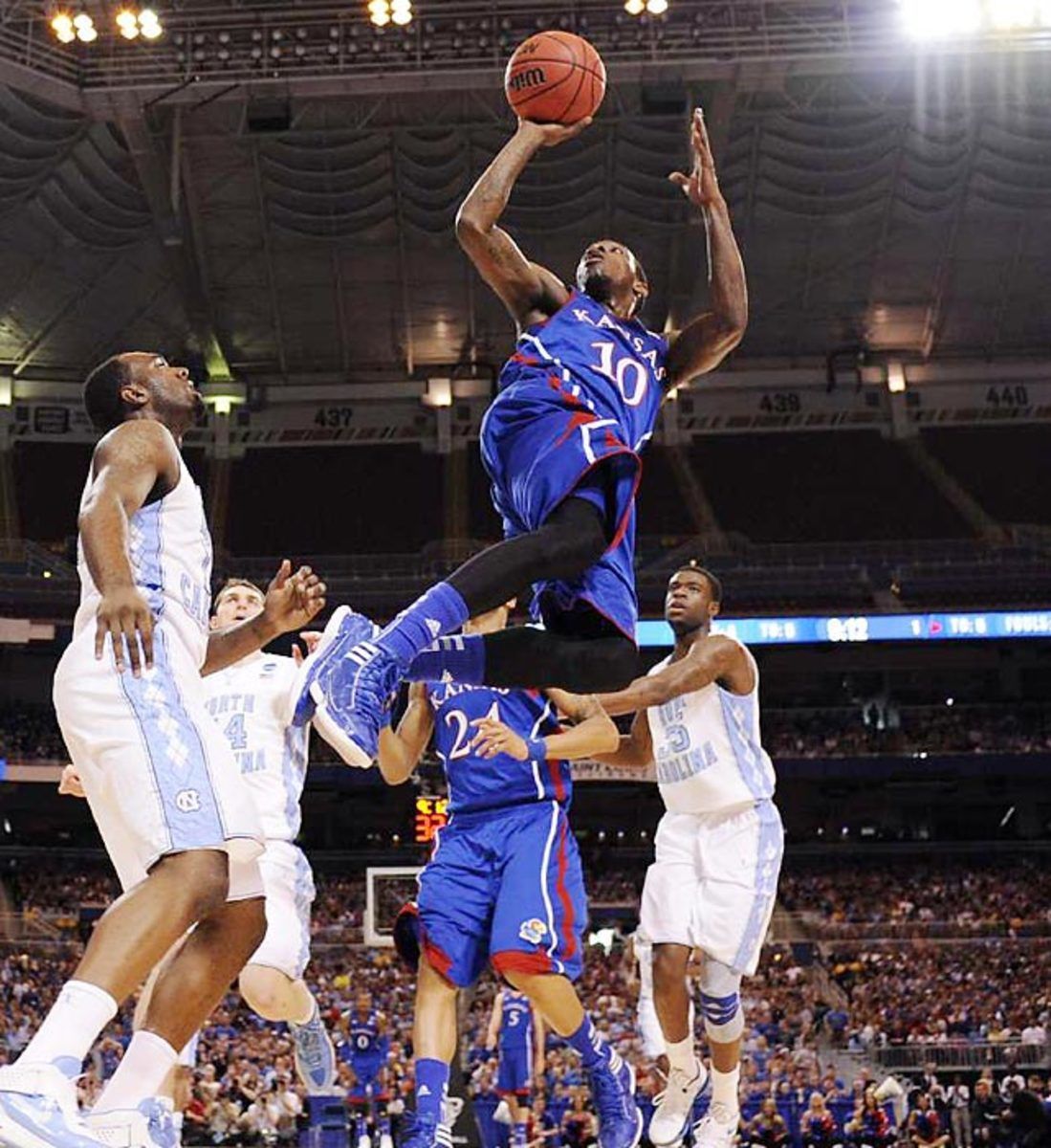 Kansas 80, North Carolina 67