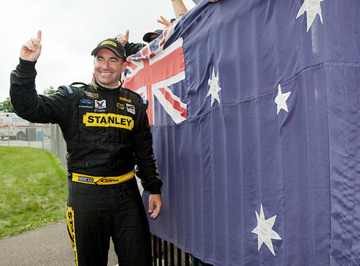 Heluva Good! Sour Cream Dips at The Glen -- Marcos Ambrose