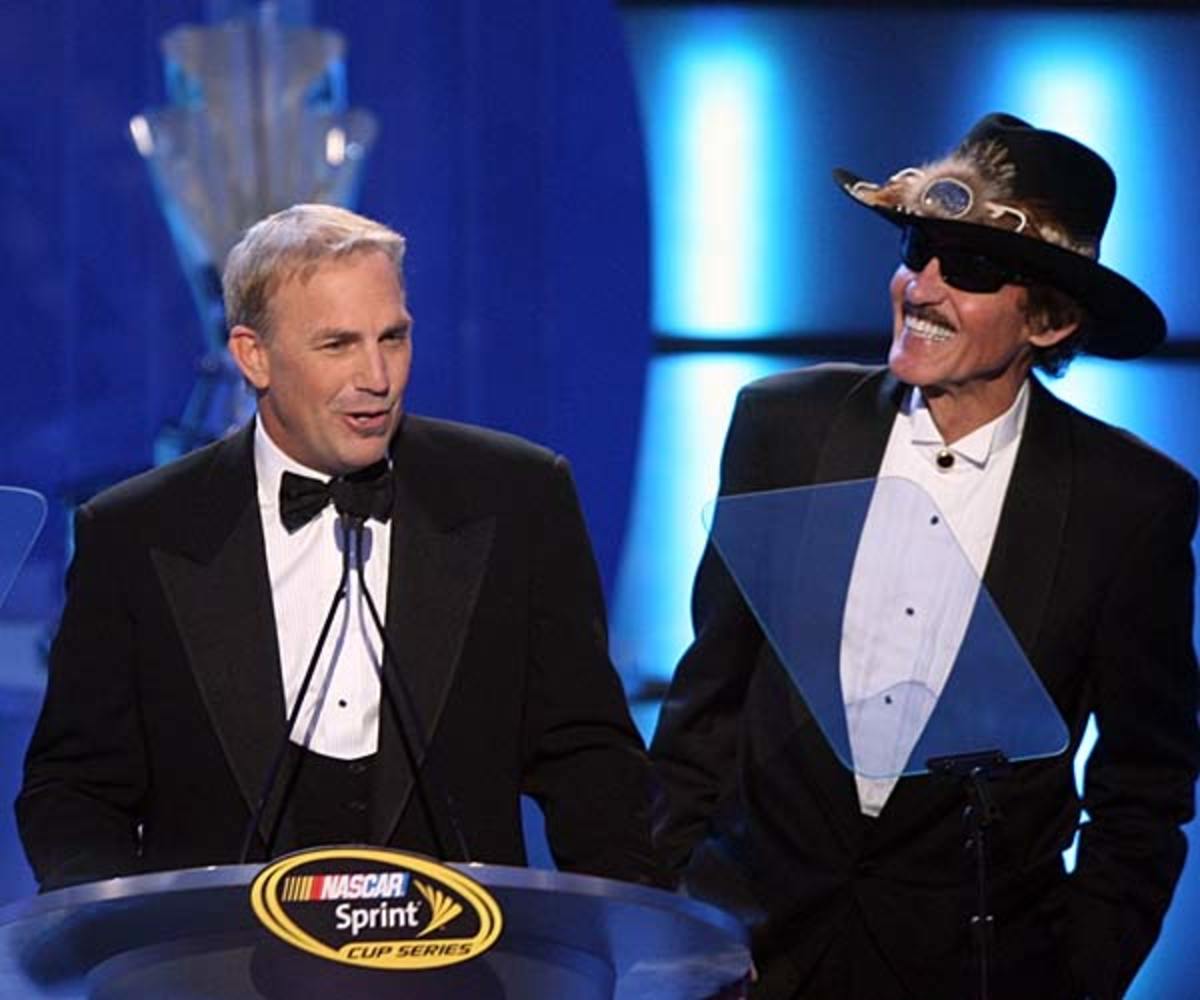 Kevin Costner and Richard Petty