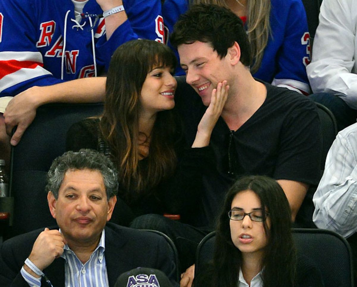 Lea Michelle and Cory Monteith