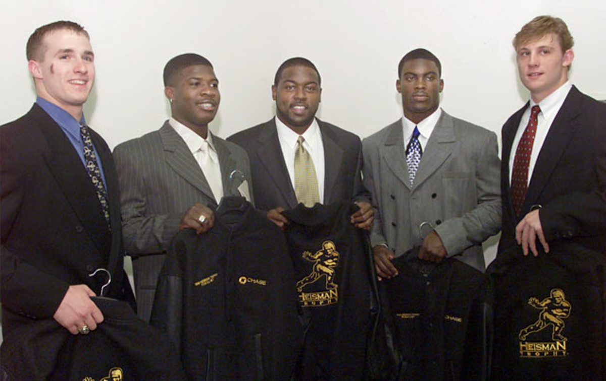  Drew Brees, Joe Hamilton, Ron Dayne, Michael Vick and Chad Pennington