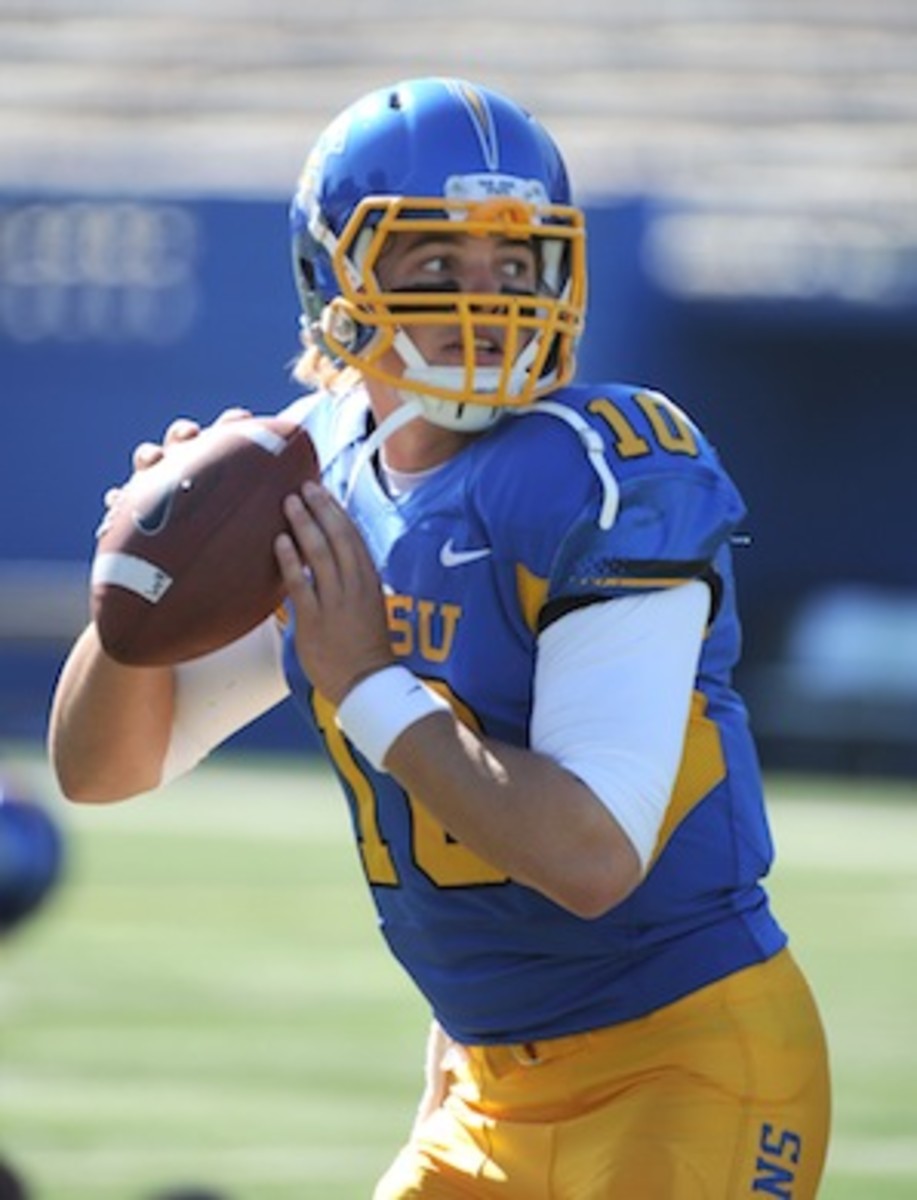 Military Bowl organizers surely appreciated David Fales' crisp, efficient passing game. (AP)