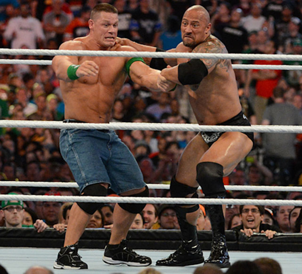 The Rock and John Cena