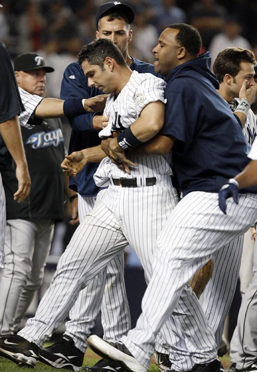 Yankees and Blue Jays throw down