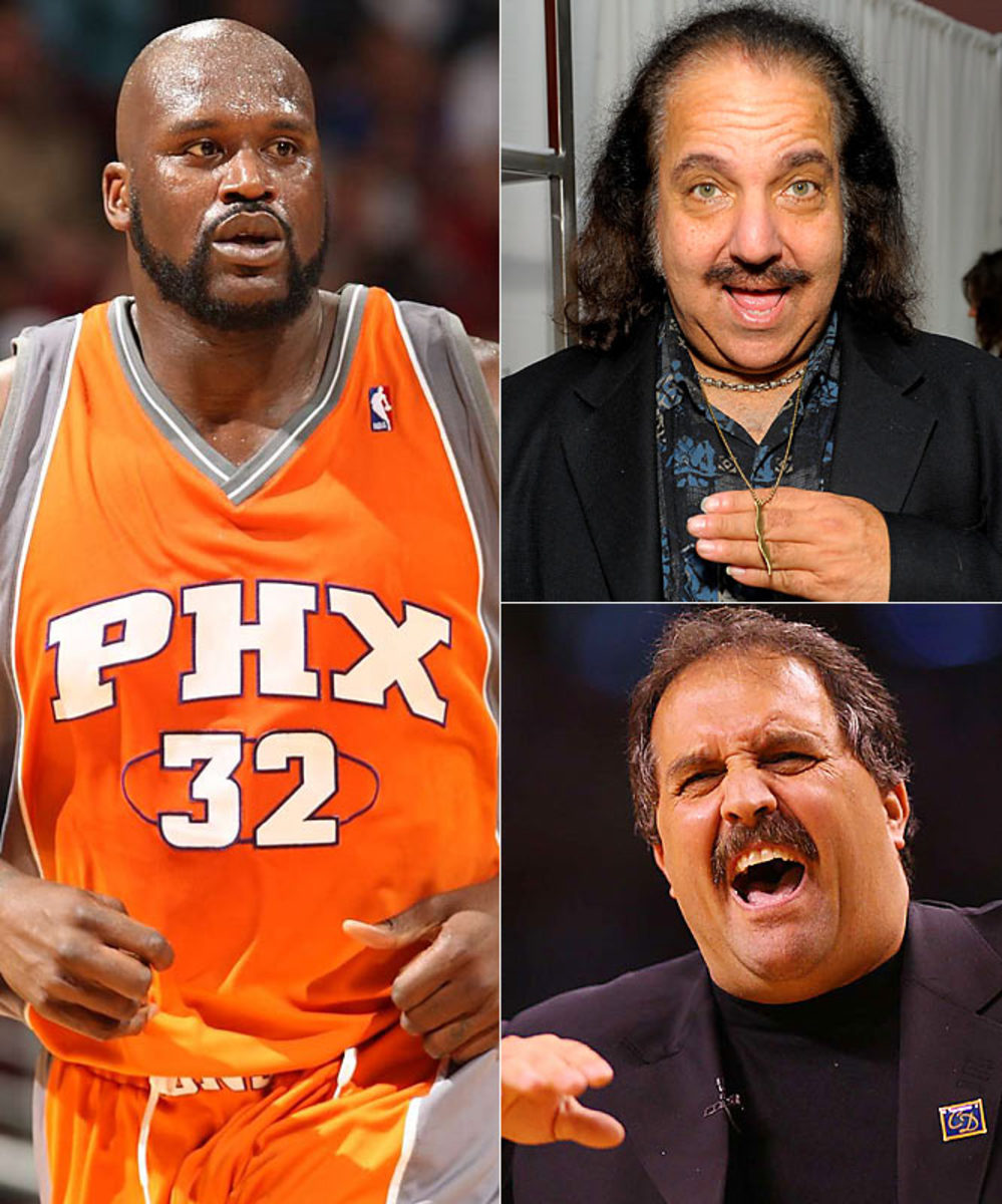 Ron Jeremy and Shaquille O'Neal