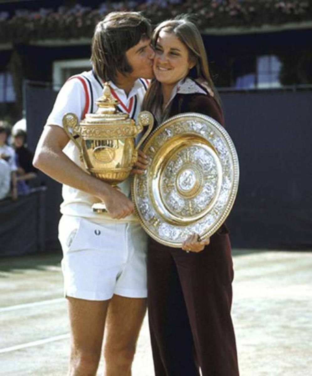 Chris Evert and Jimmy Connors