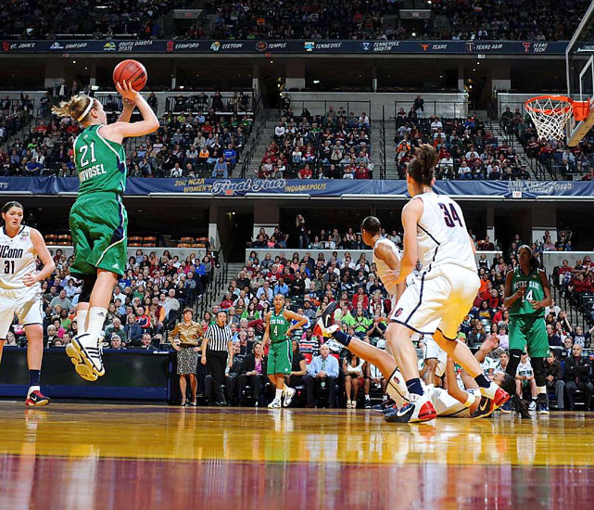 Notre Dame 72, Connecticut 63