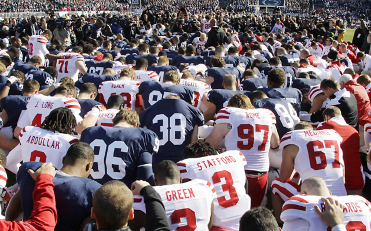 Scene at Nebraska-Penn State