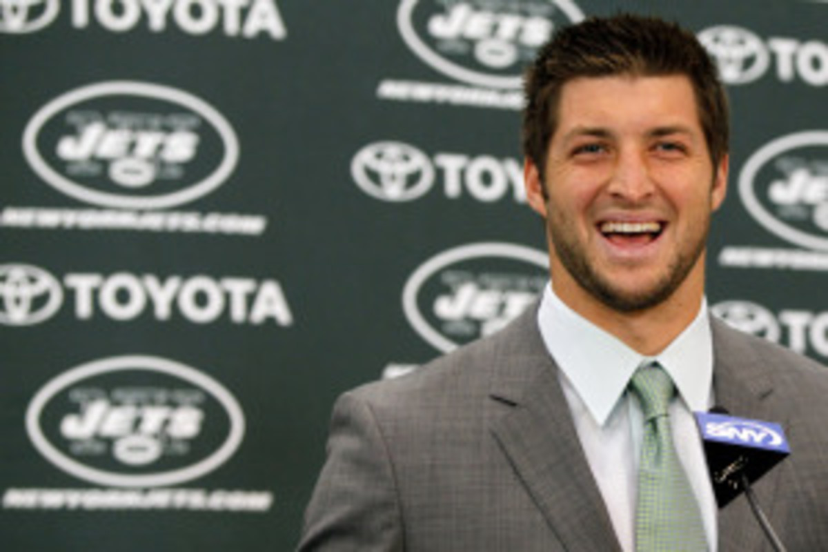 New York Jets Introduce Tim Tebow