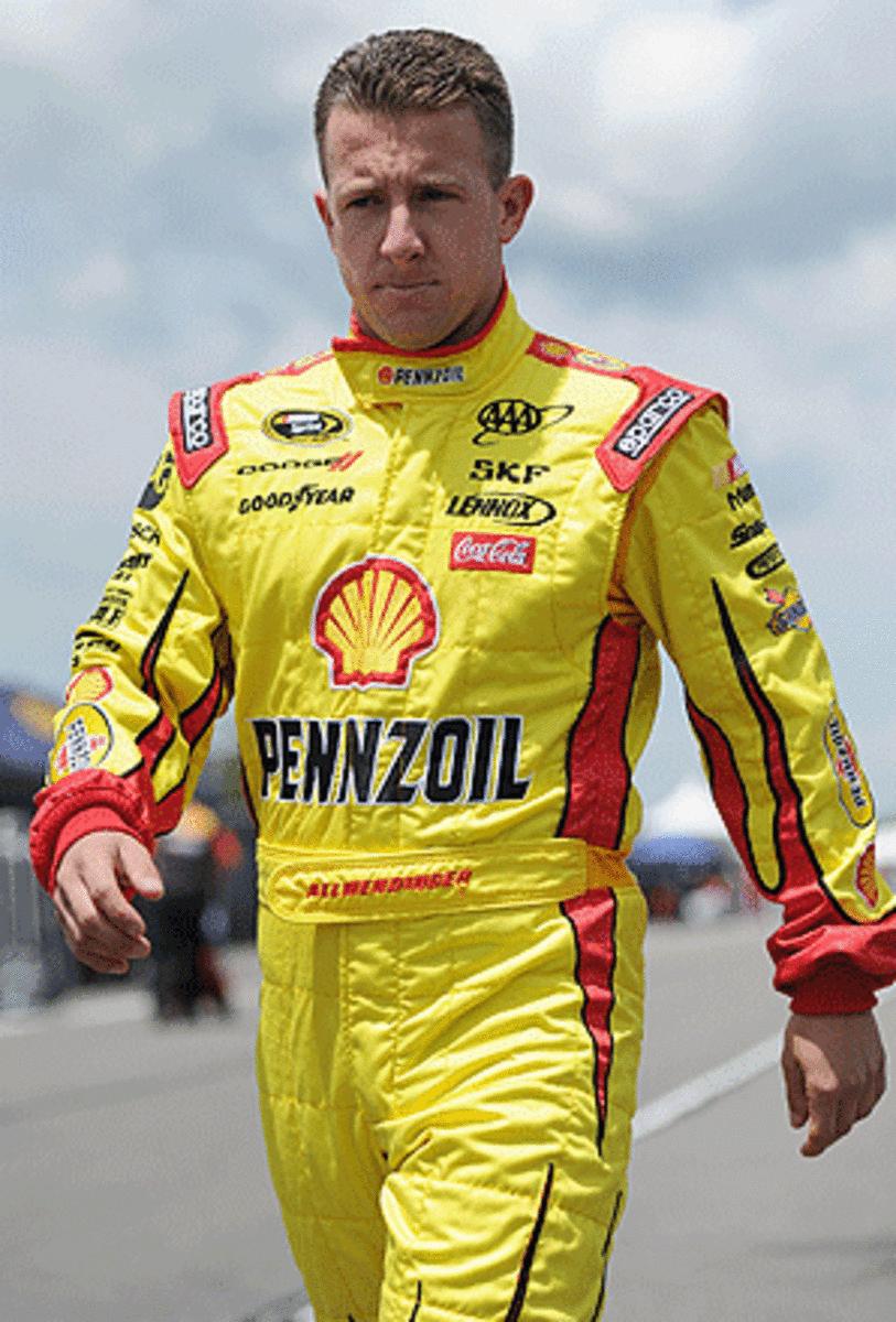 AJ Allmendinger's future at Penske is still uncertain as the team awaits his B sample results.