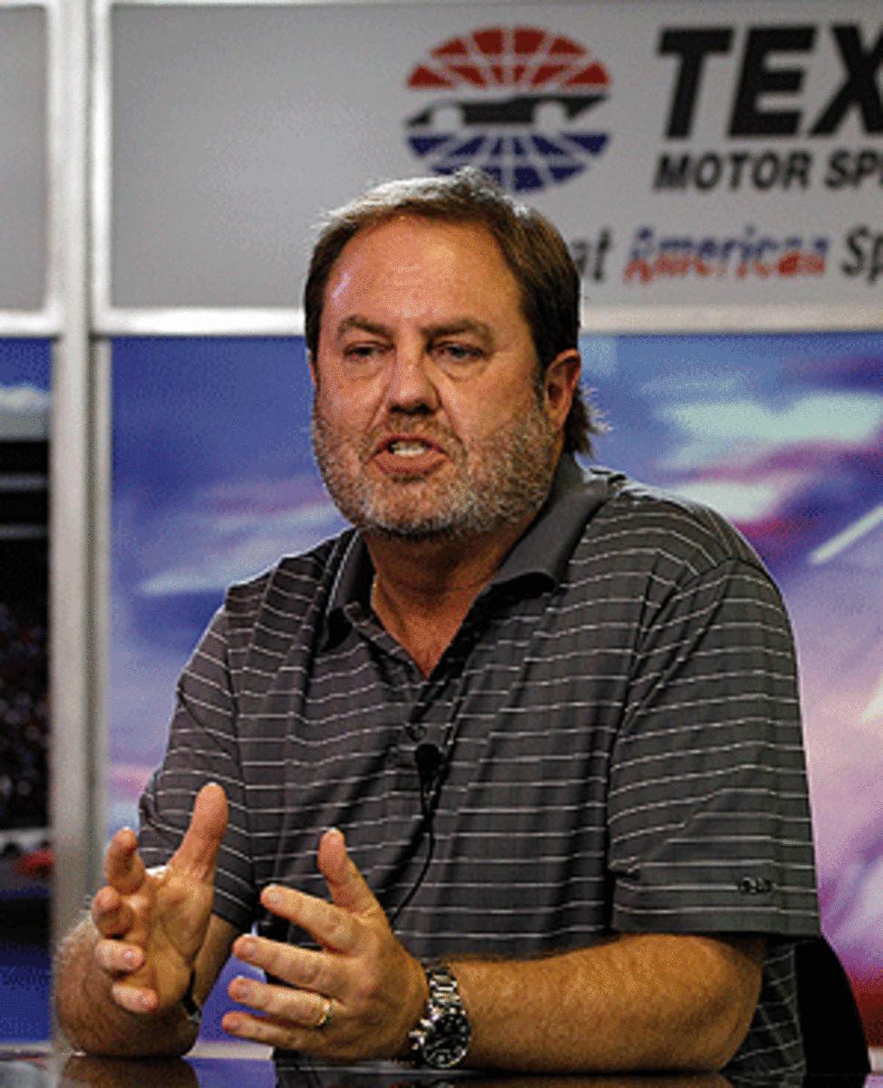 Texas Motor Speedway GM Eddie Gossage was quick to point out the differences between TMS and Las Vegas.