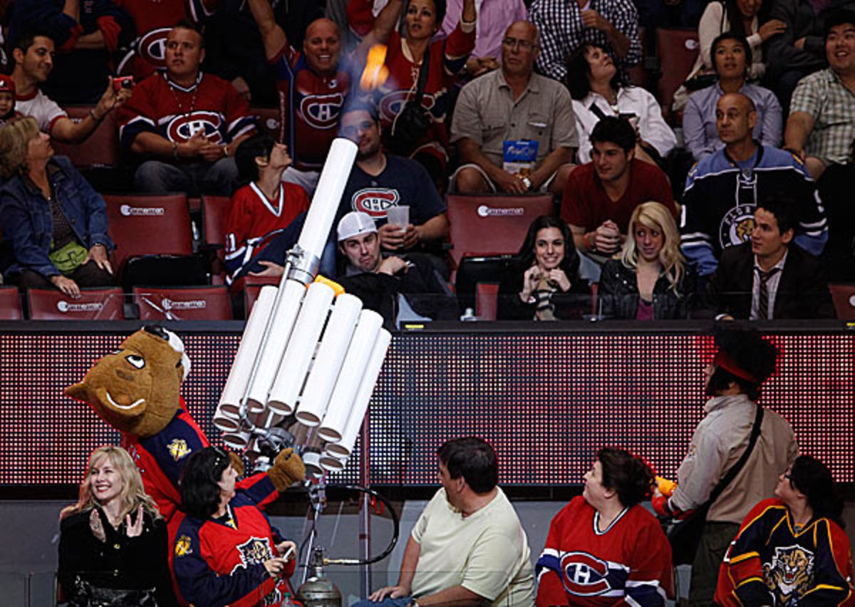 Florida Panthers mascot Stanley C. Panther was laid off due to the NHL lockout