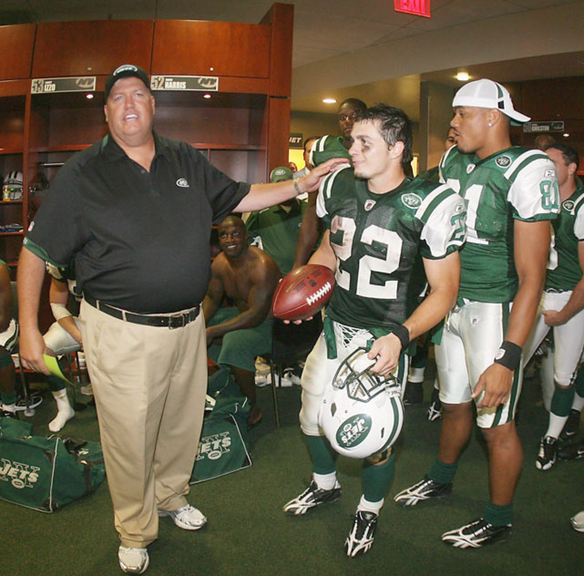 Rex Ryan and Danny Woodhead
