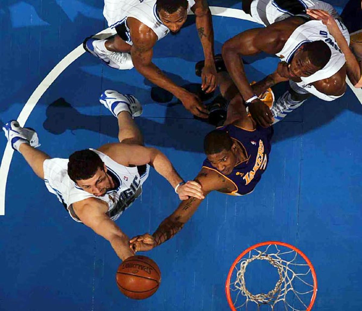 Hedo Turkoglu and Trevor Ariza