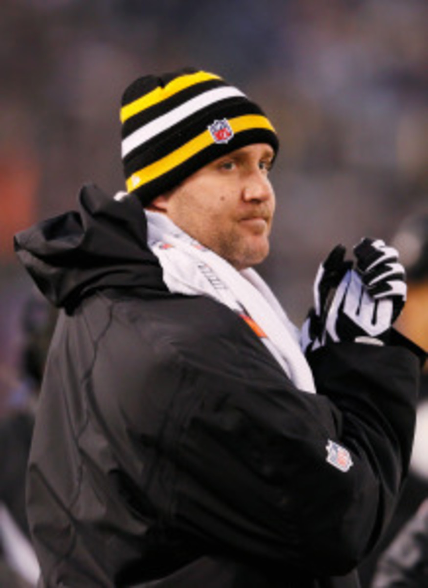 Ben Roethlisberger practiced Wednesday and will likely play Sunday against the Chargers. (Rob Carr/Getty Images)
