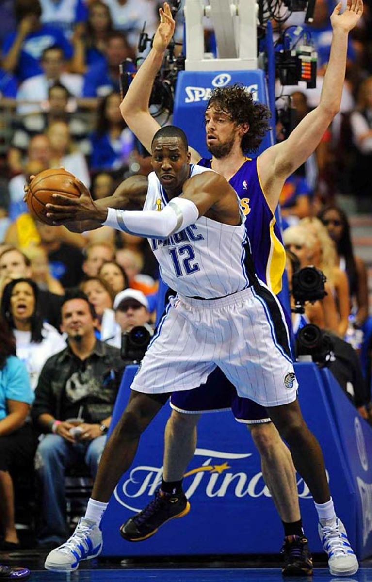 Dwight Howard and Pau Gasol