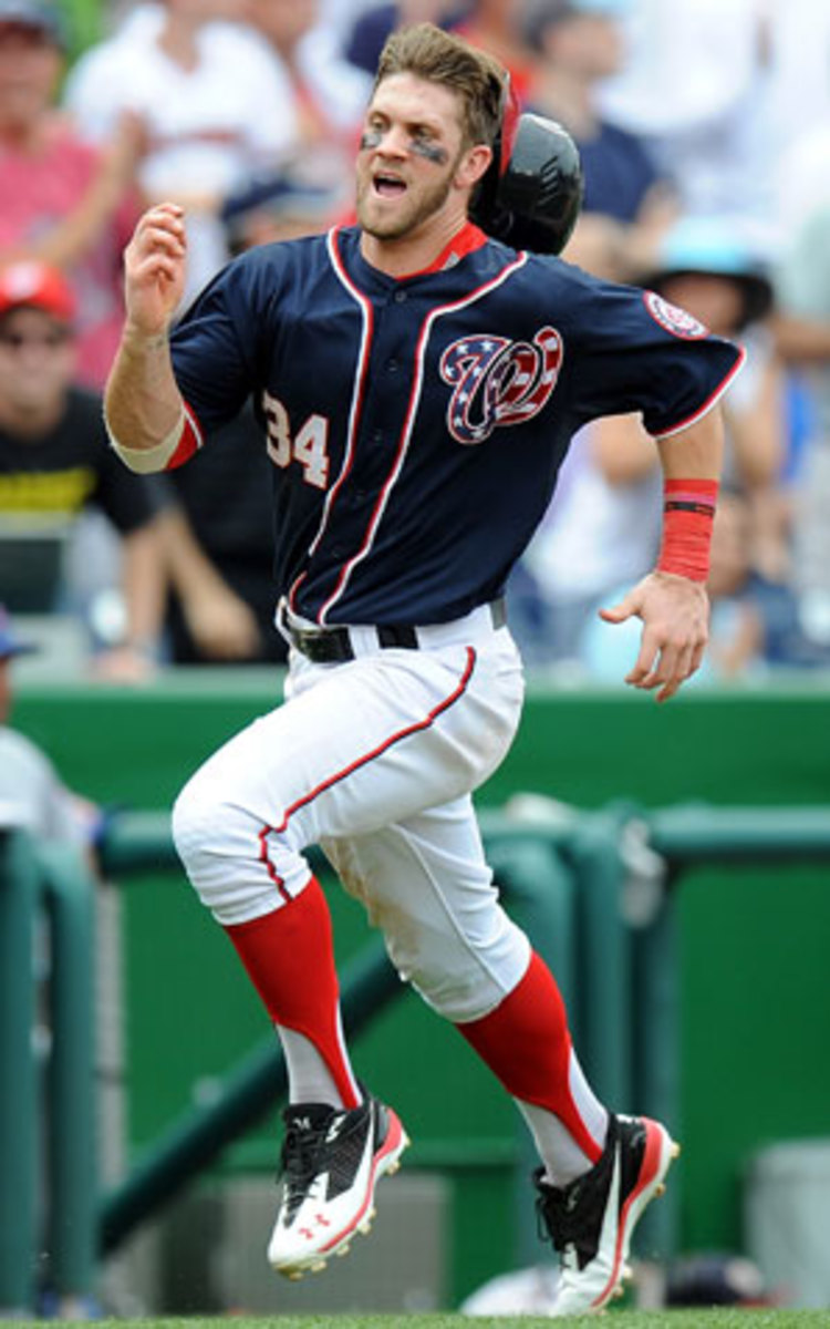 Few major leaguers play harder than Bryce Harper and in 2013 few will be better than the Nationals' 20 year old outfielder.