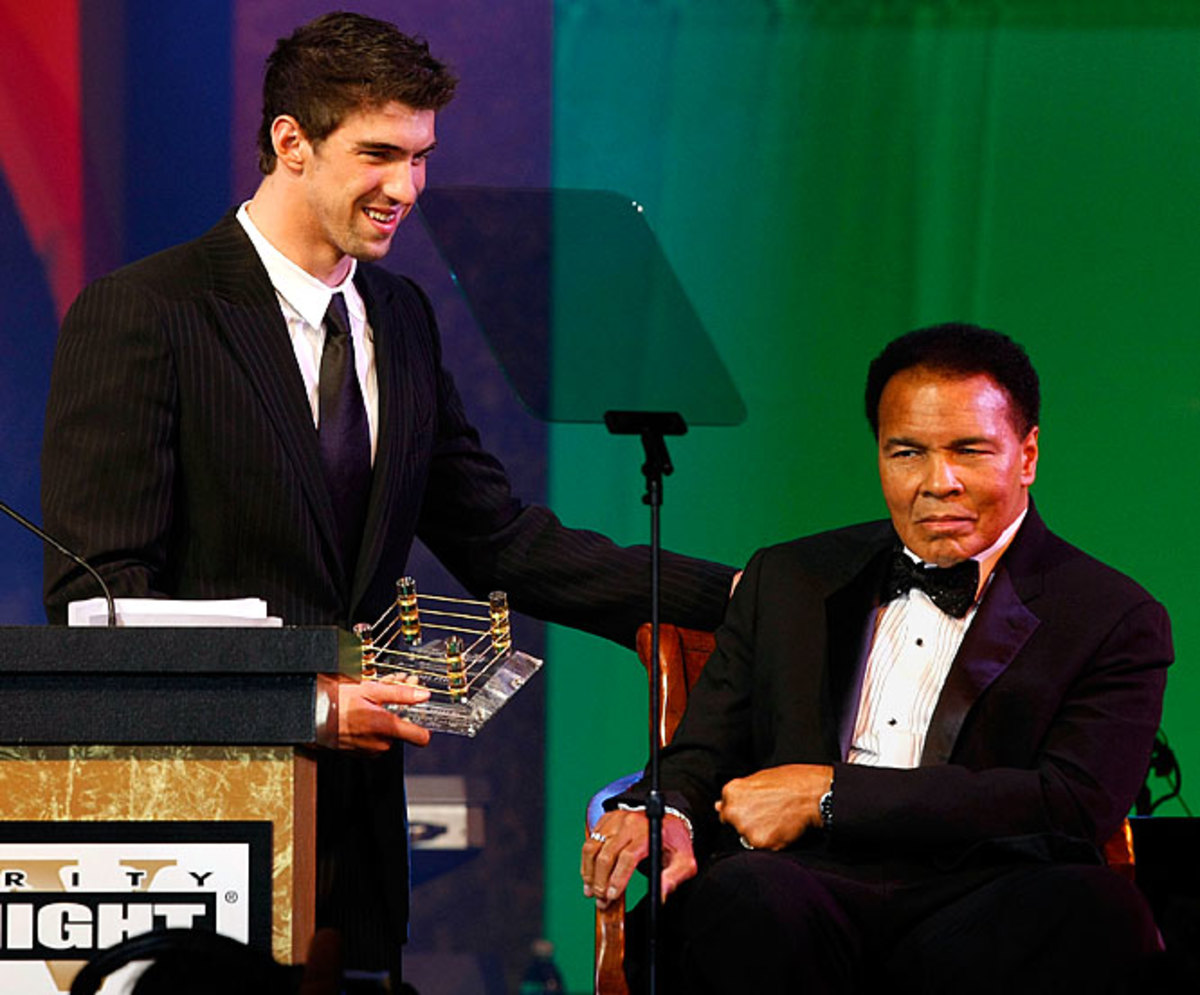 Michael Phelps and Muhammad Ali