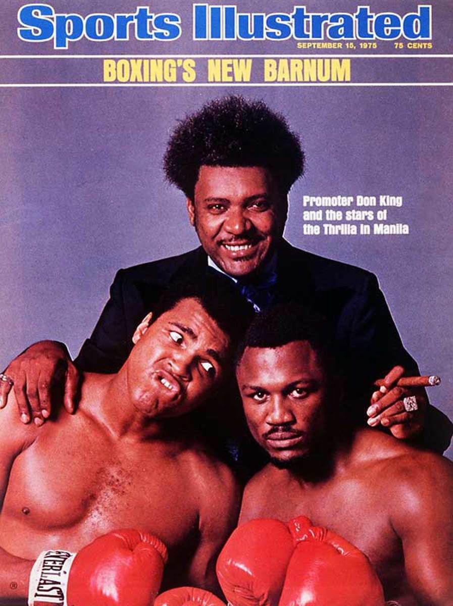 Muhammad Ali, Don King and Joe Frazier