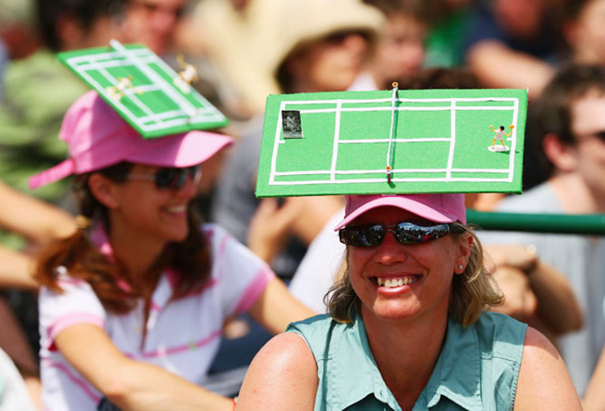 Happy Hat Tennis Fans