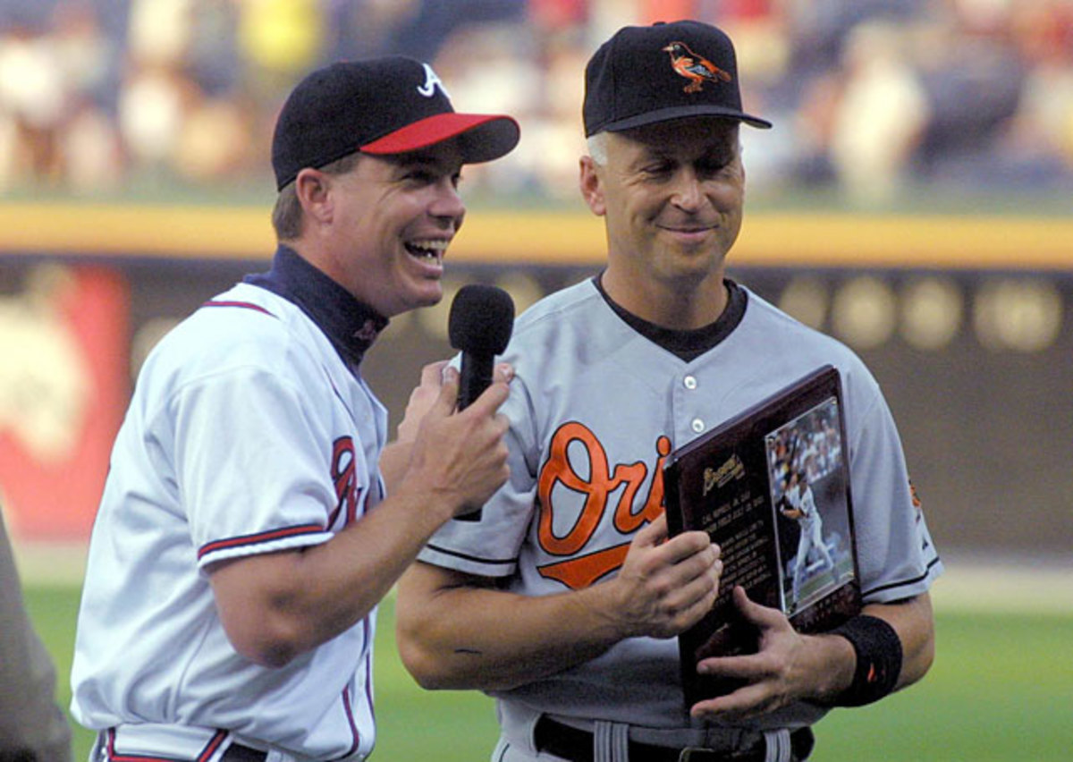 Chipper Jones and Cal Ripken Jr. 