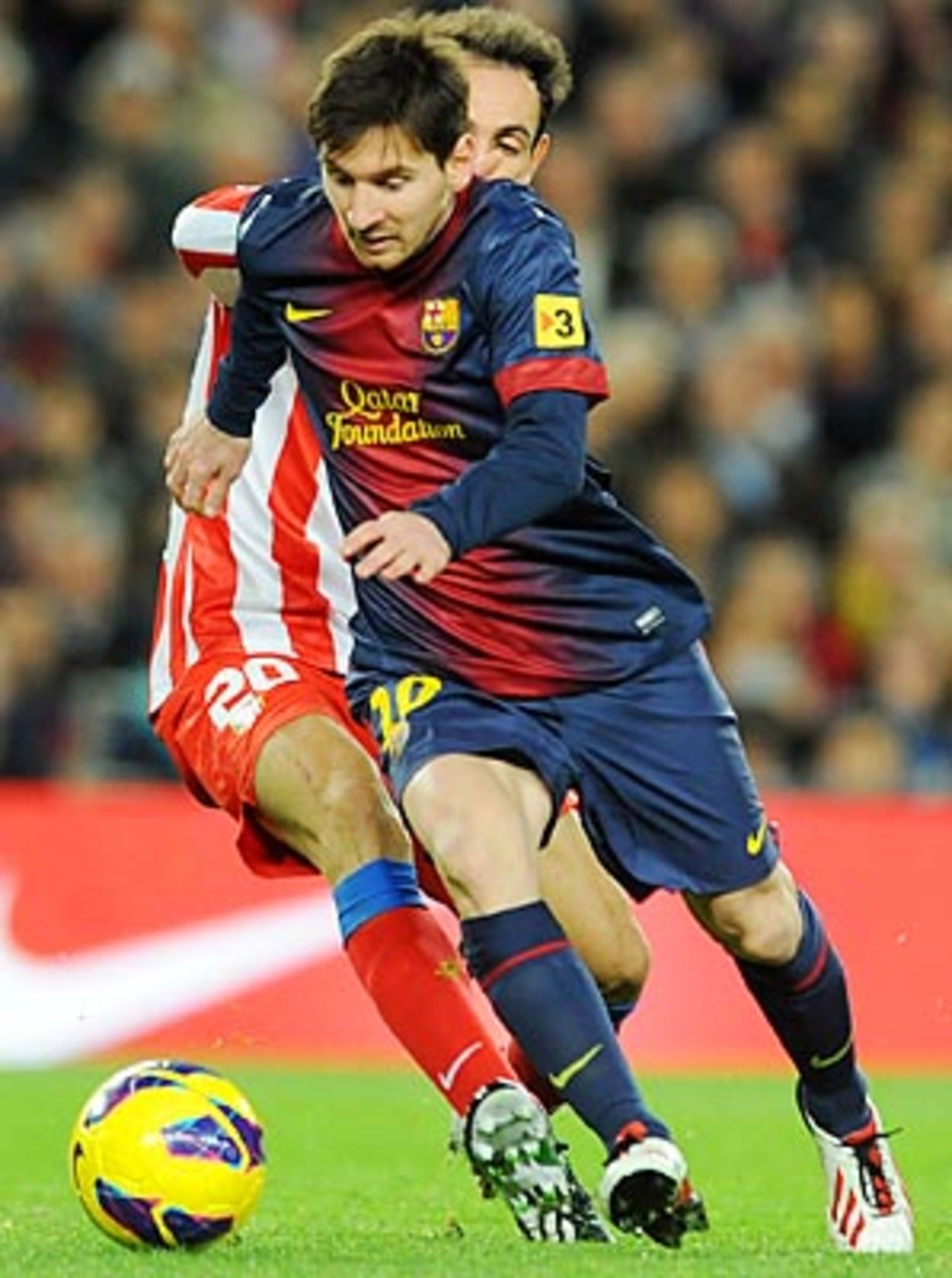 Lionel Messi and Barcelona are into the Champions League last 16 and lead La Liga.