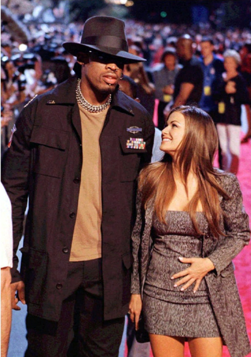 Dennis Rodman and Carmen Electra
