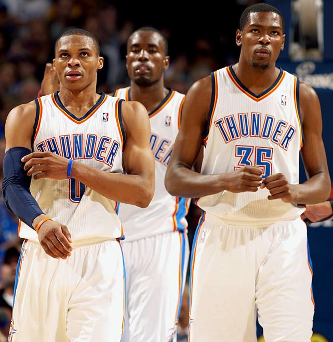 Russell Westbrook and Kevin Durant