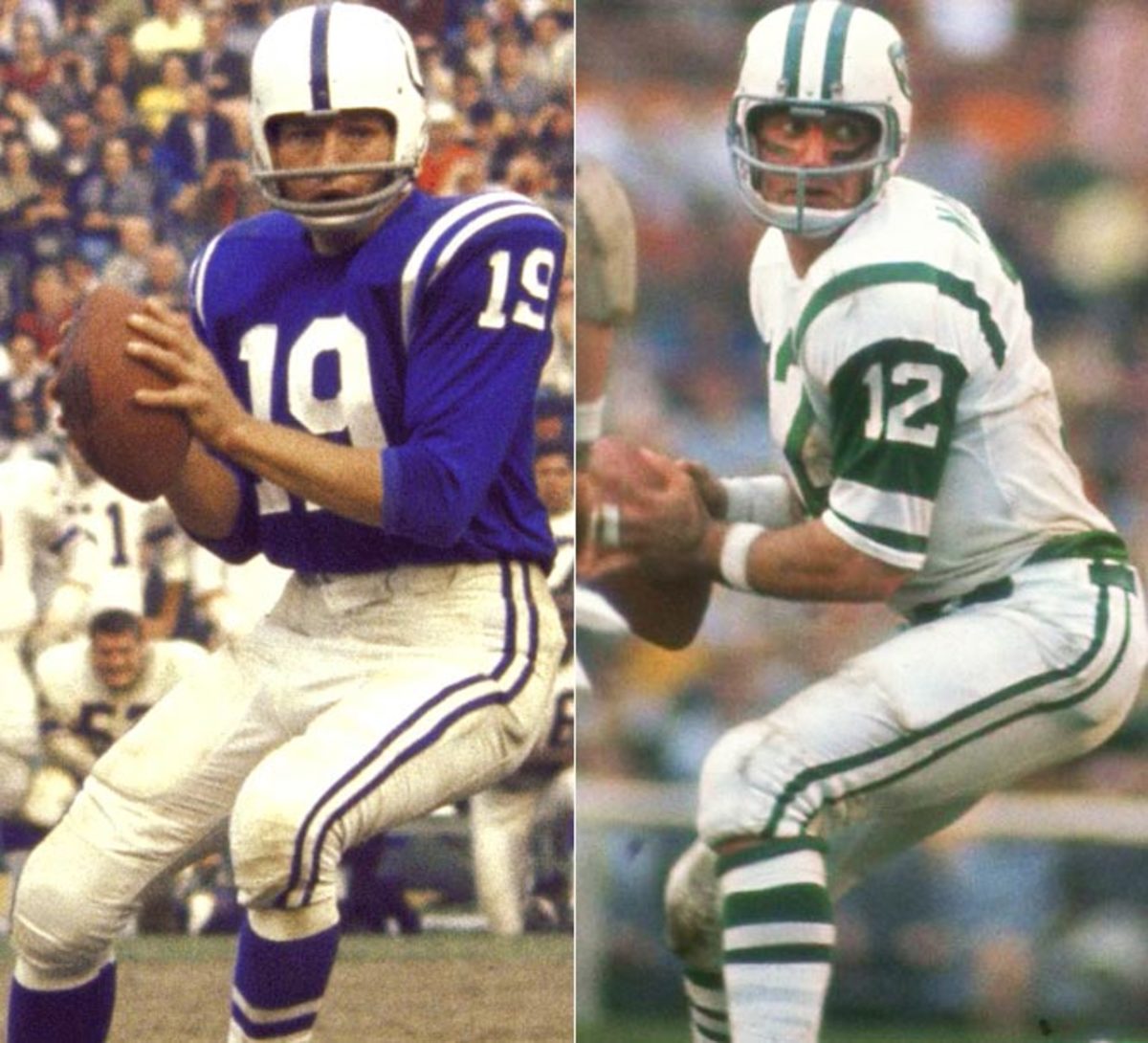 Johnny Unitas vs. Joe Namath